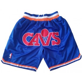 NBA Cleveland Cavaliers Män Fickor Shorts Blå Swingman
